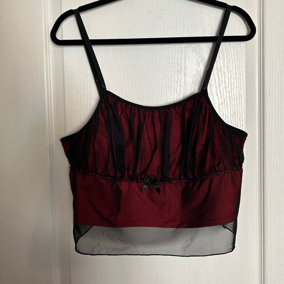 Red sheer top 4x - Picture 1 of 3